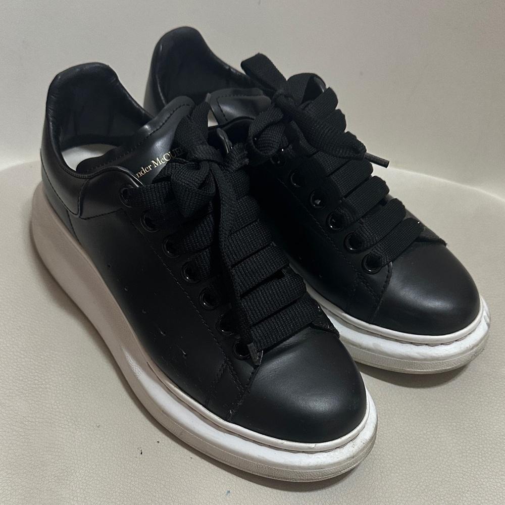 Alexander McQueen Black and White Women's Sneakers